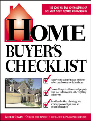 cover image of Home Buyer's Checklist